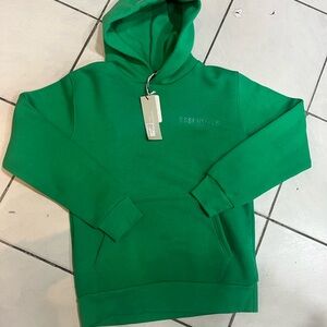 Essentials Vibrant Green Men's Hoodie